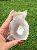 Agate Druzy Cat