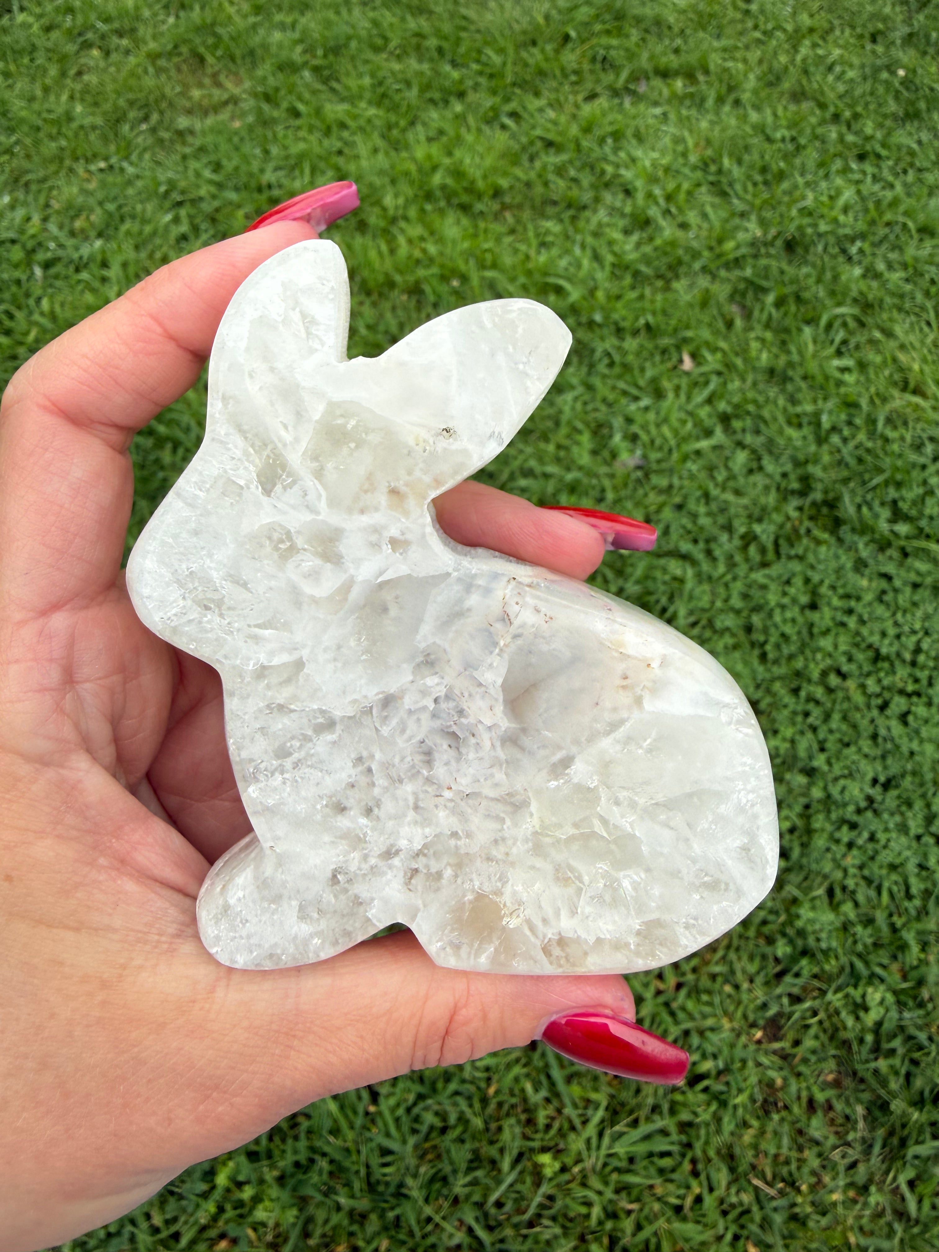 Agate Druzy Bunny