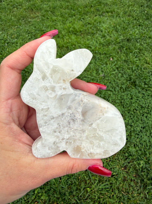 Agate Druzy Bunny