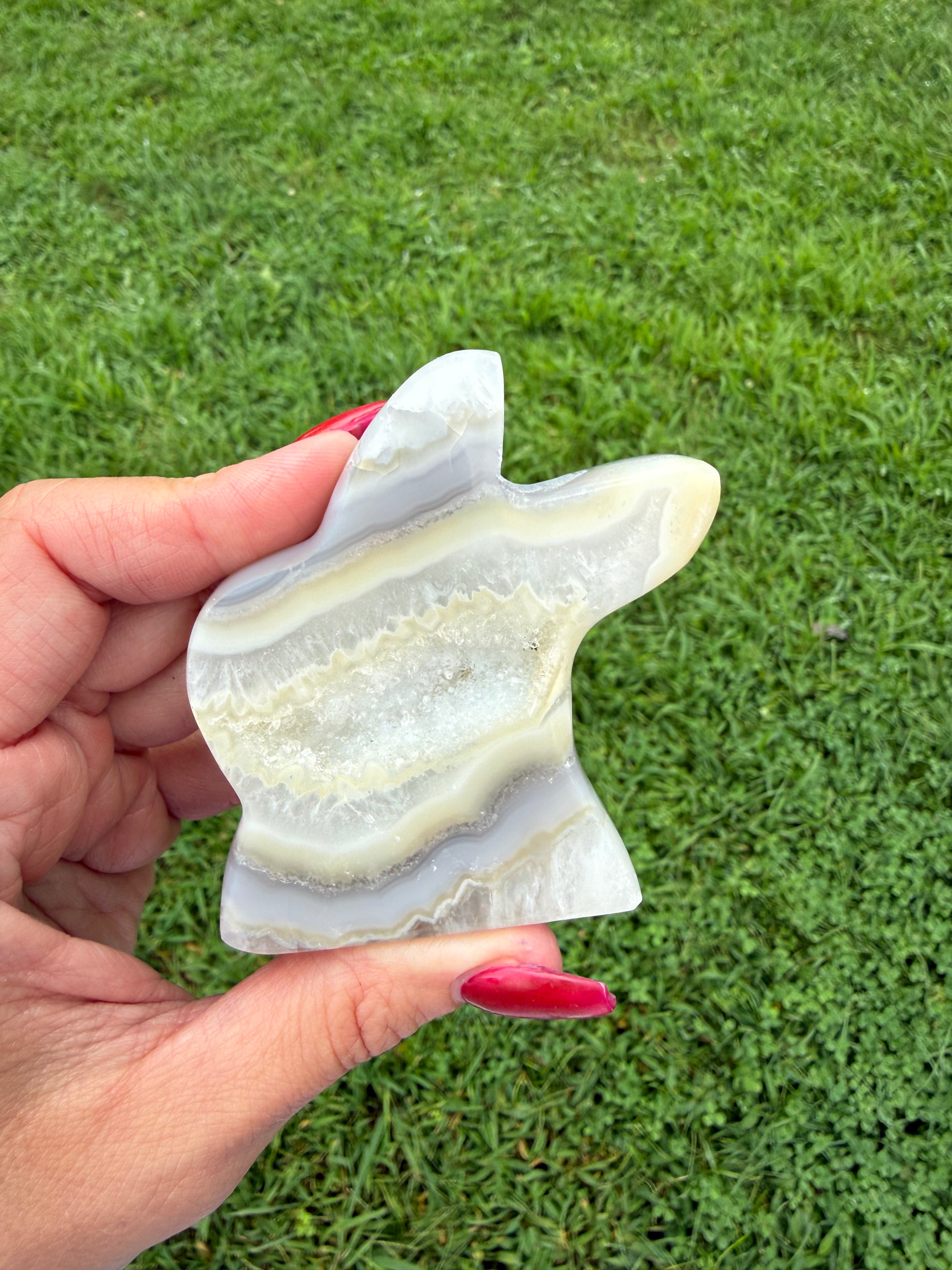 Agate Druzy Bunny