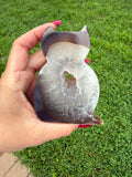 Agate Druzy Cat
