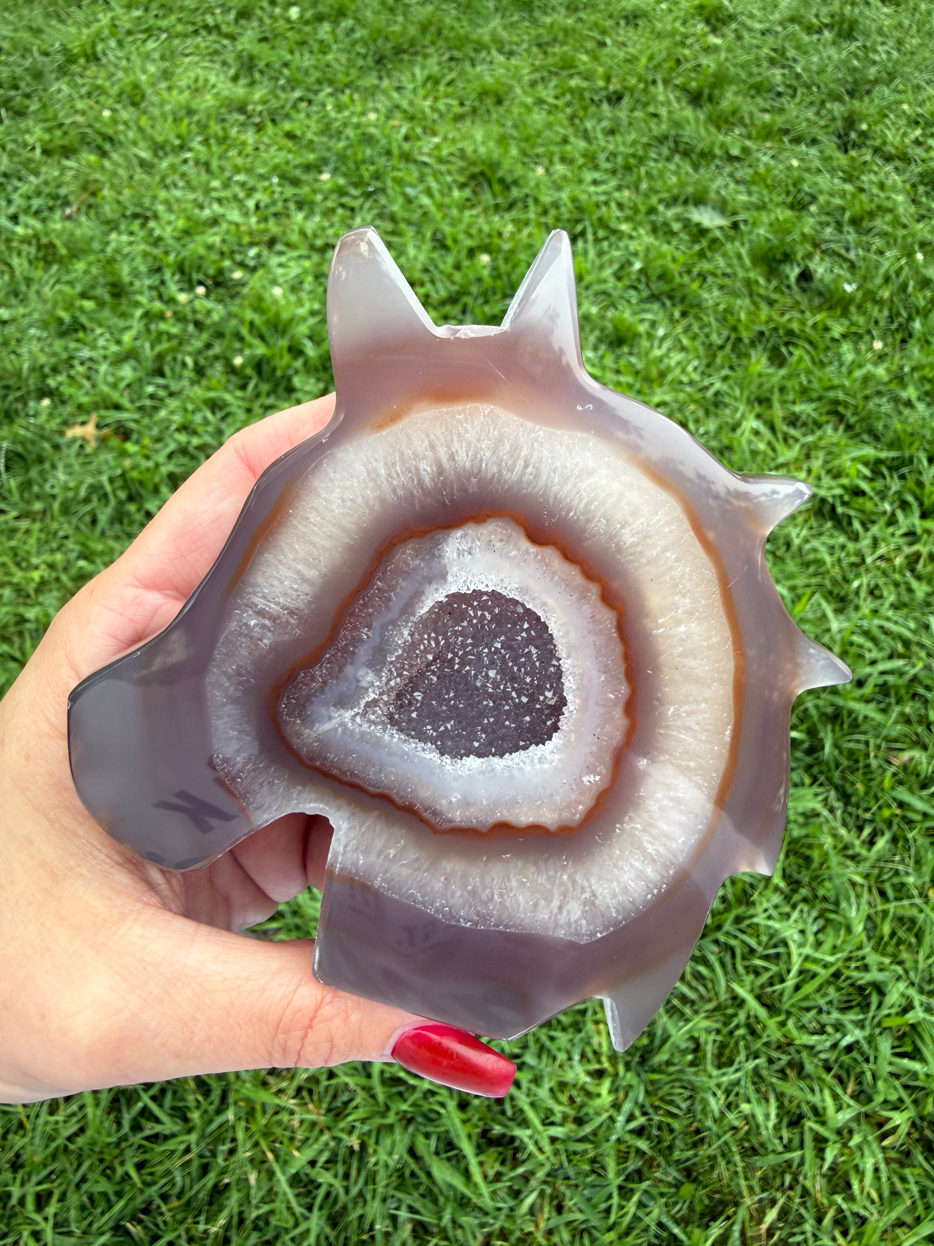 Agate Druzy Horse