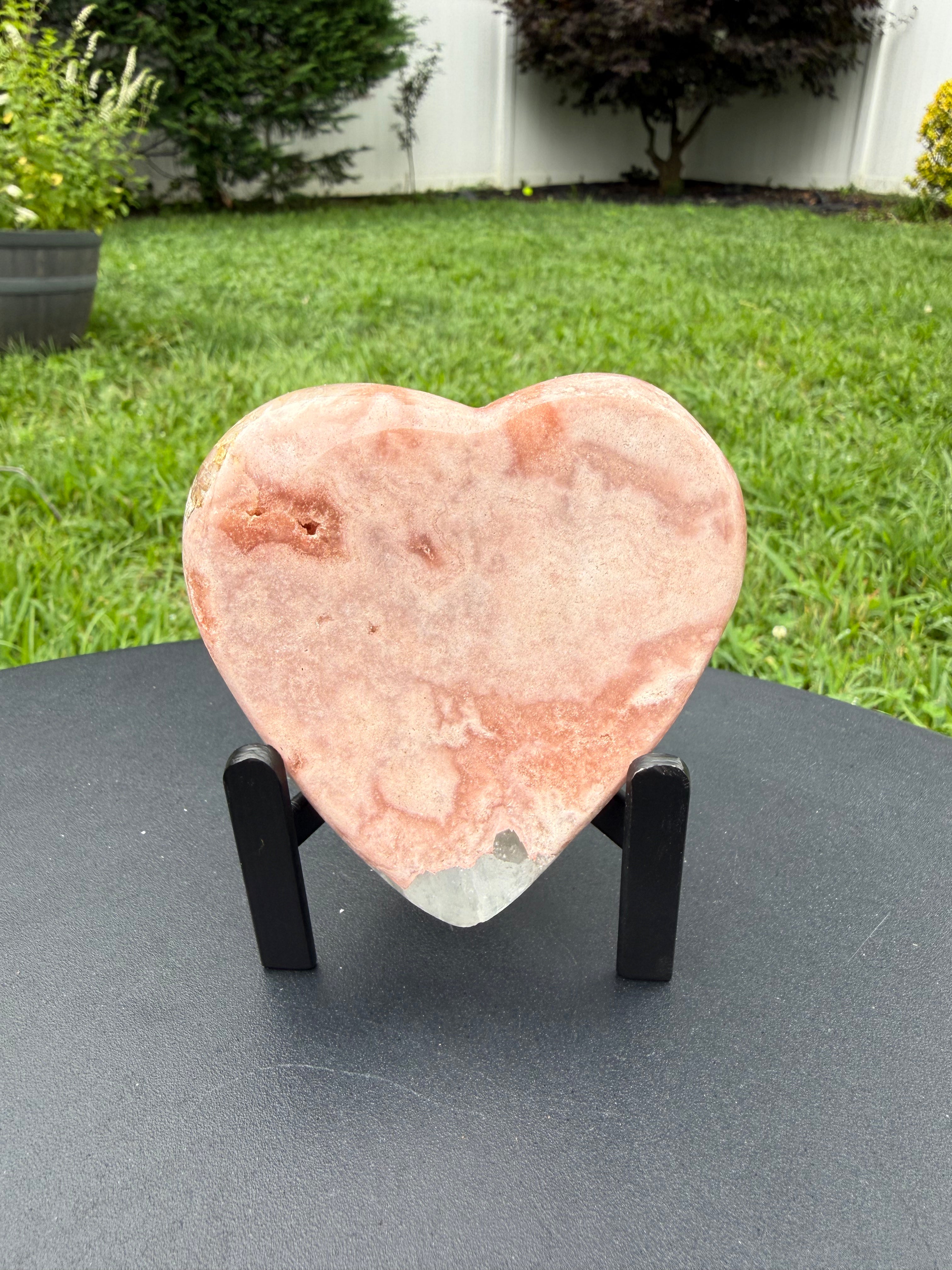 Pink Amethyst Heart