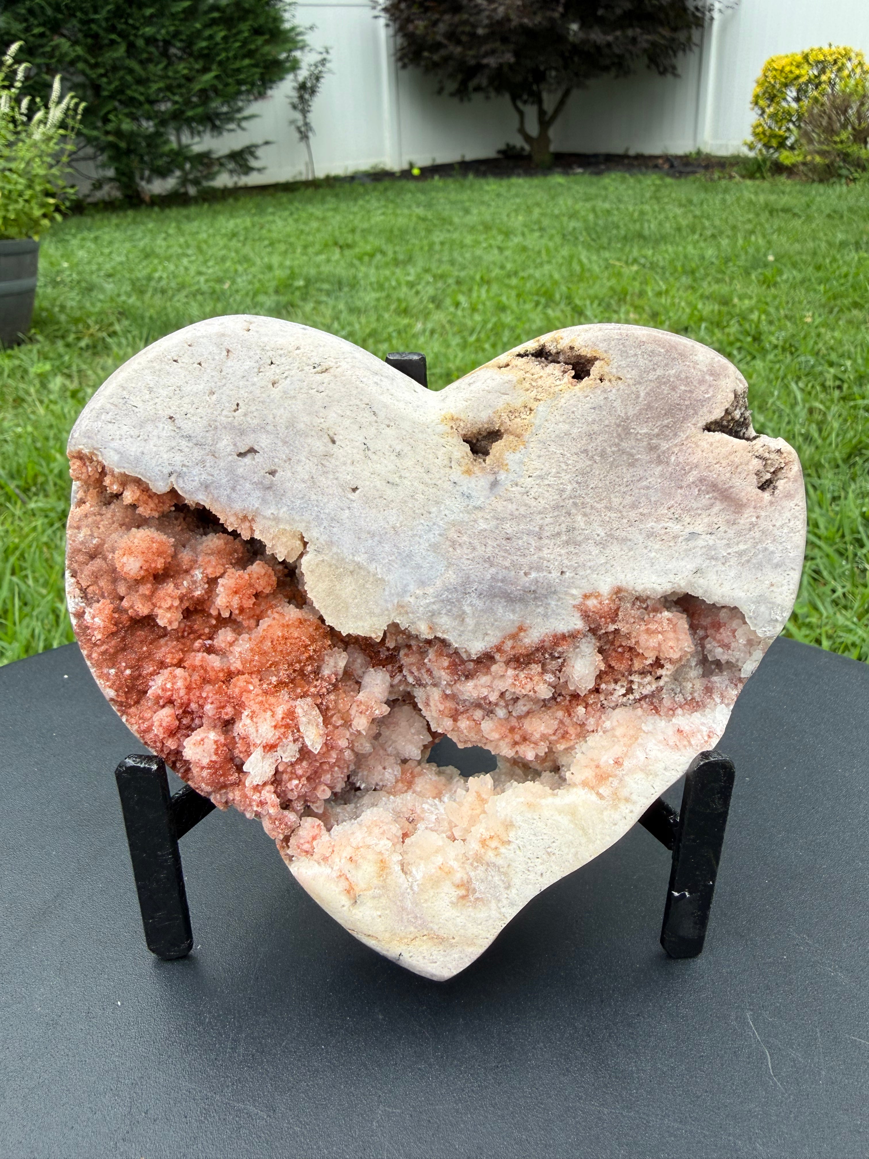 Pink Amethyst Heart