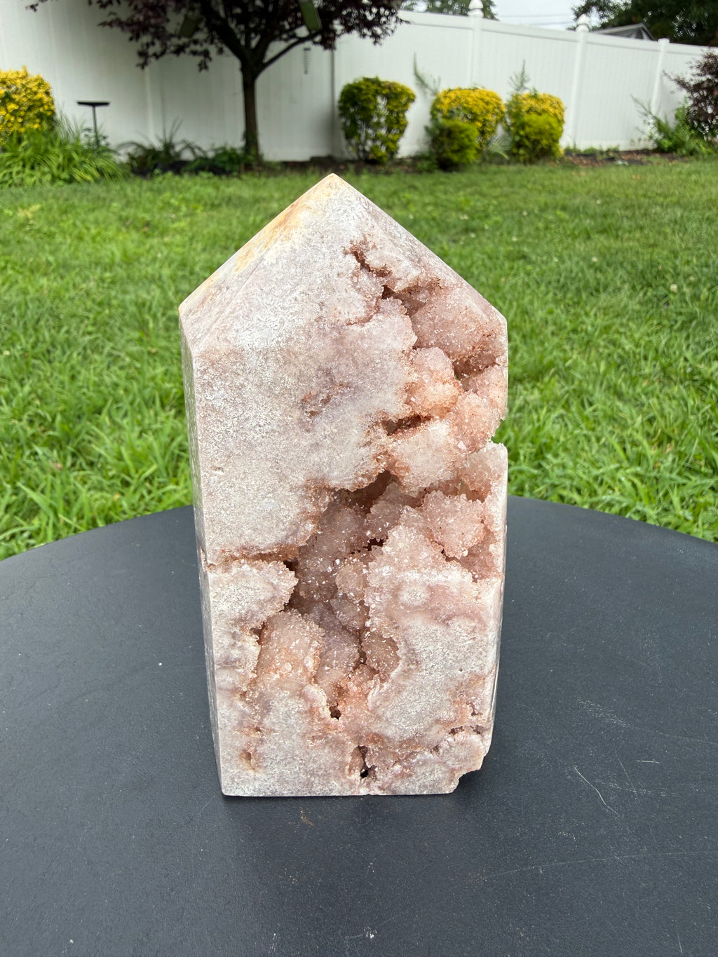 Pink Amethyst Druzy Tower