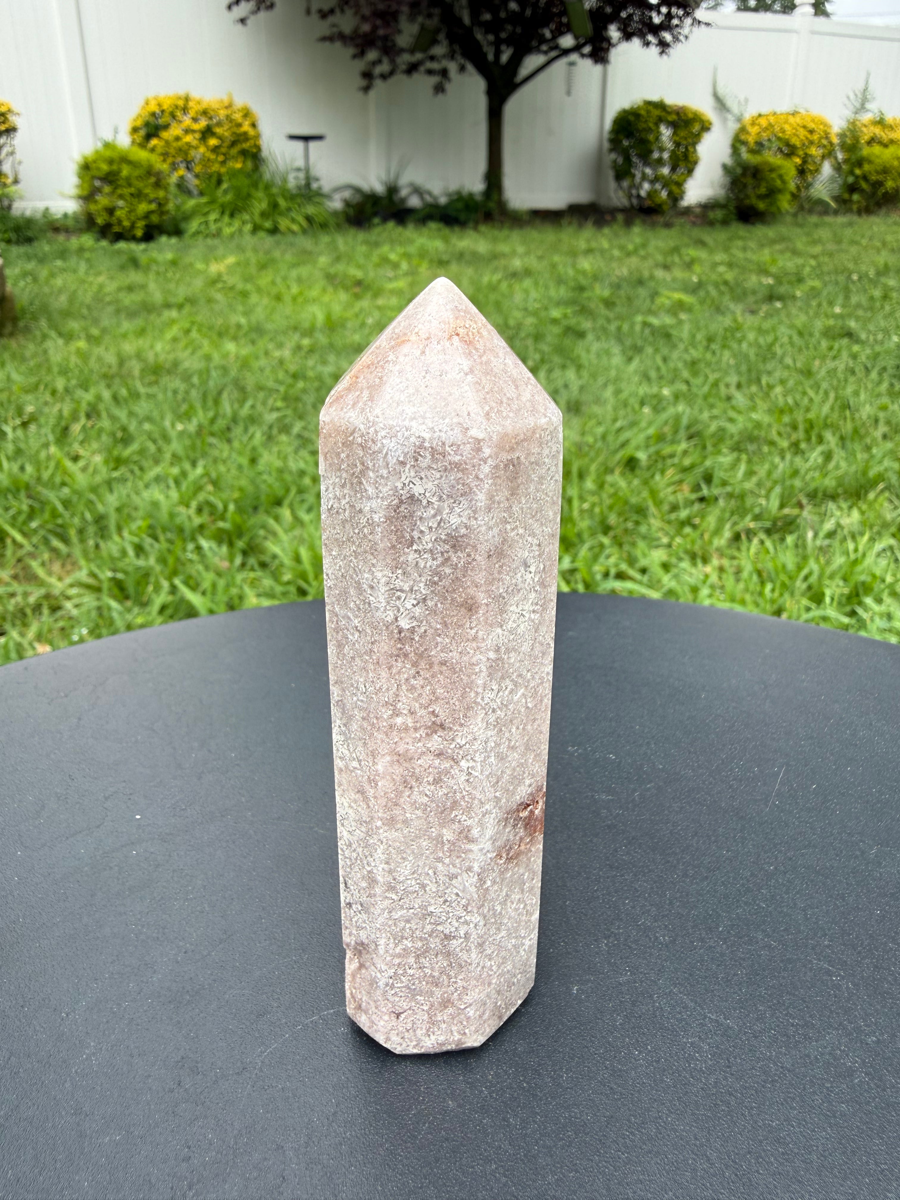 Pink Amethyst Druzy Tower