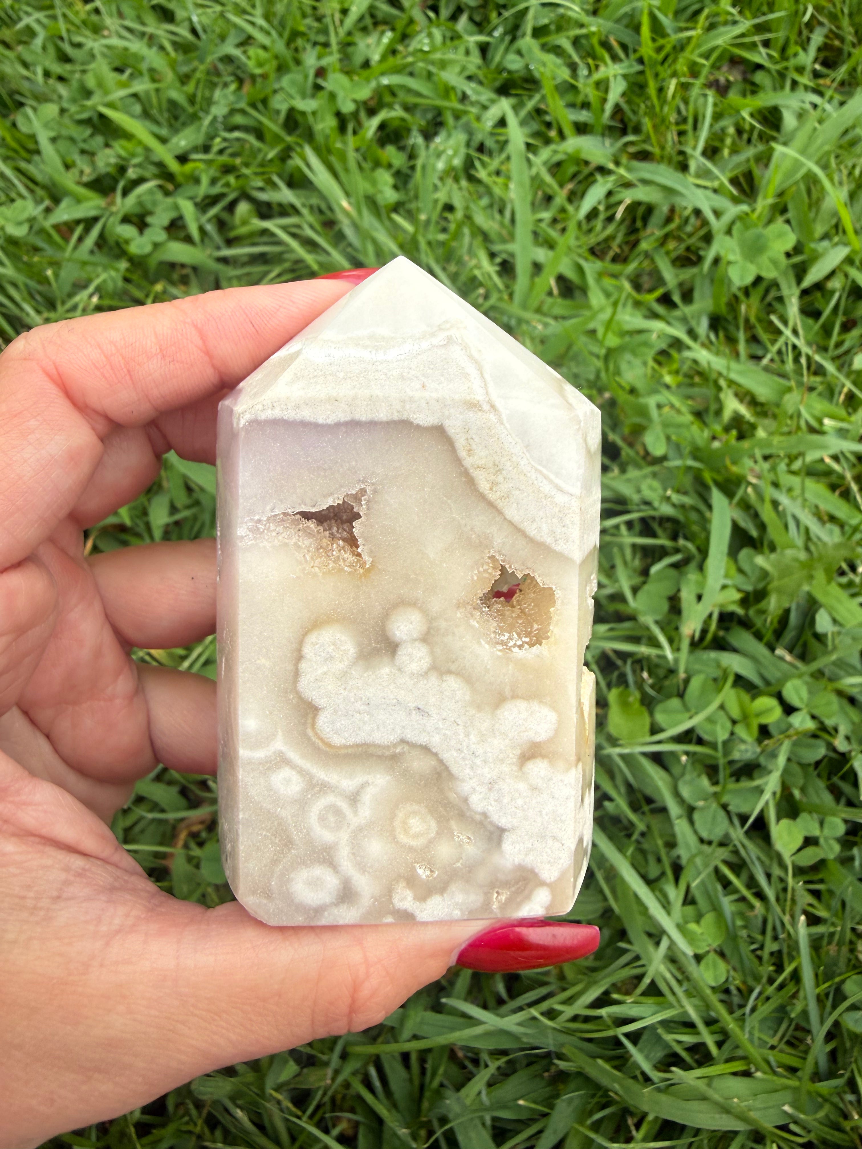 Pink Amethyst Druzy Tower