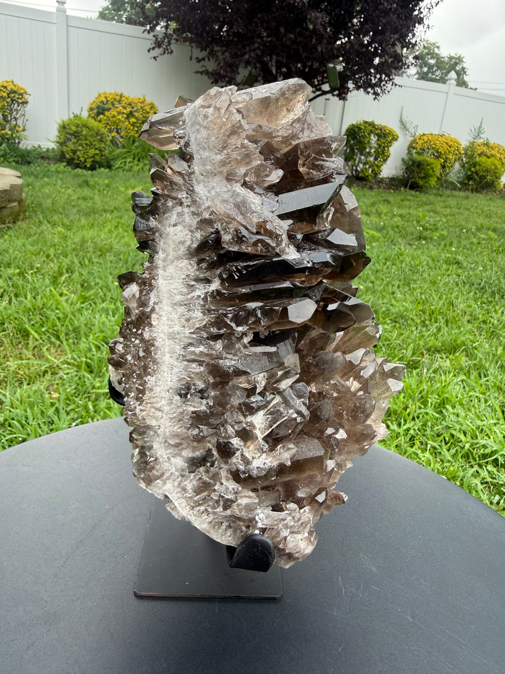 Natural Smoky Quartz Cluster