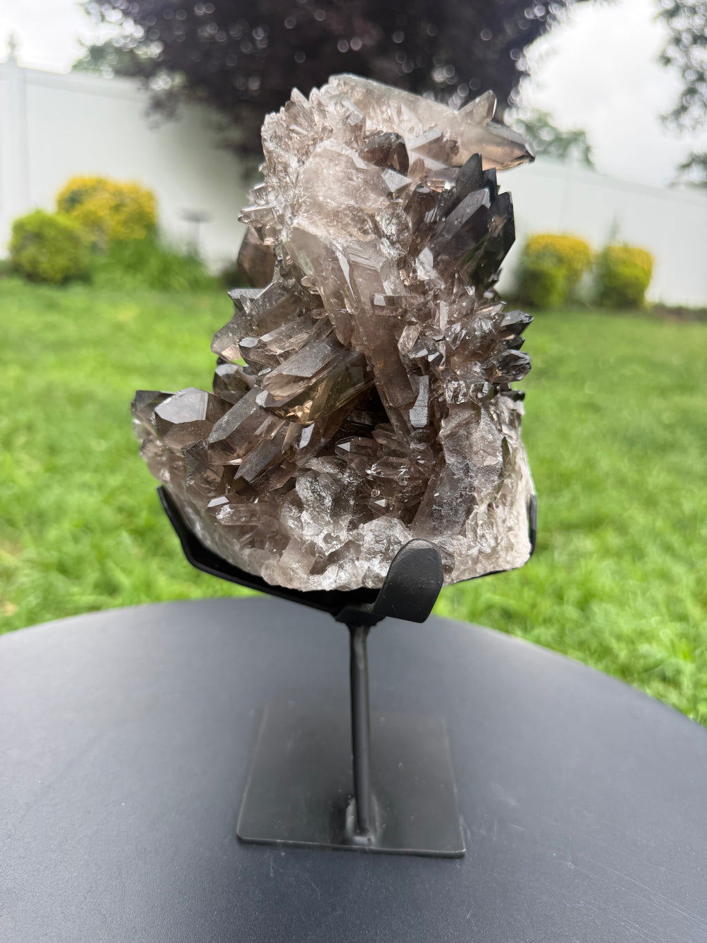 Natural Smoky Quartz Cluster