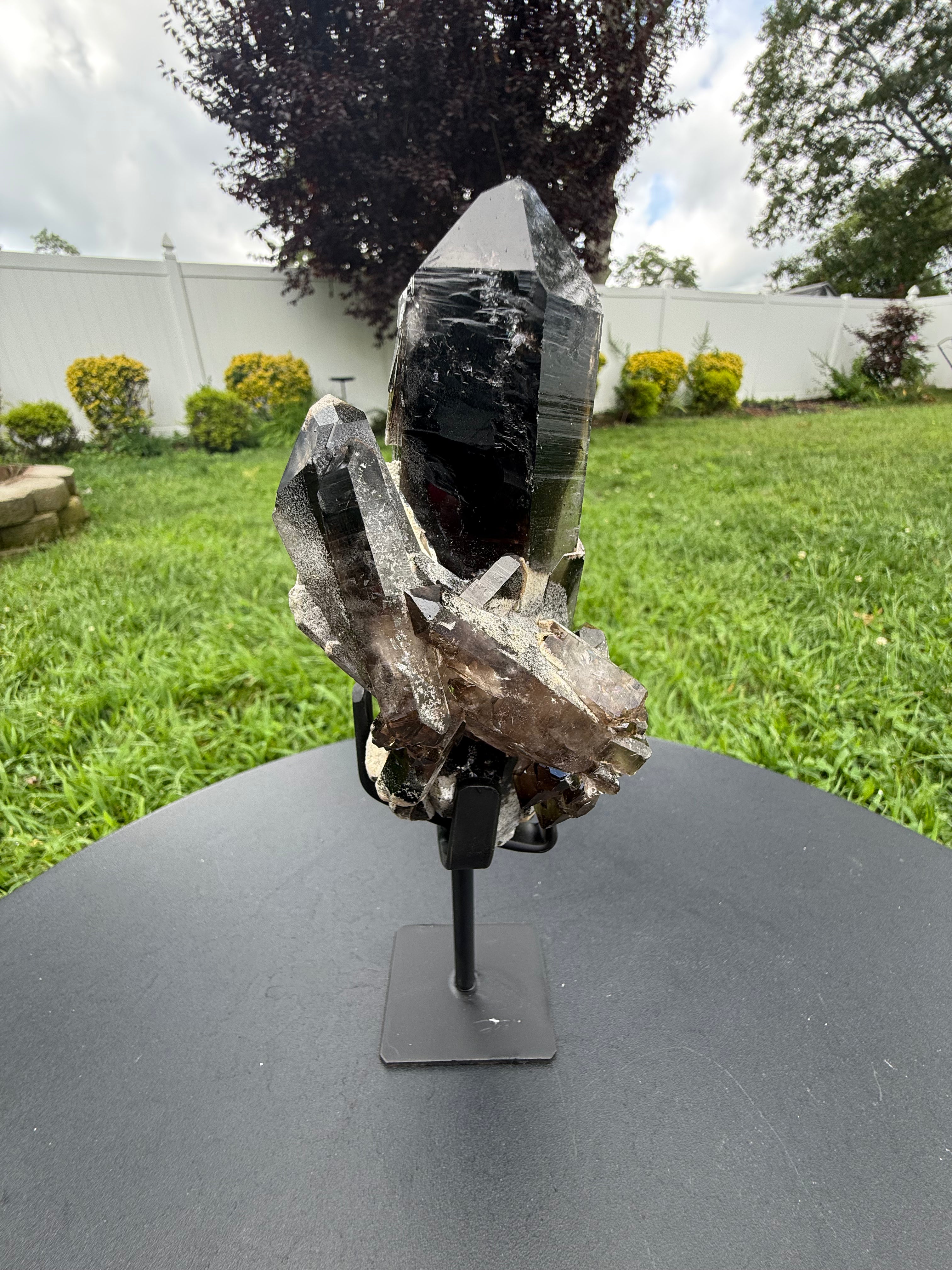 Smoky Quartz Cluster