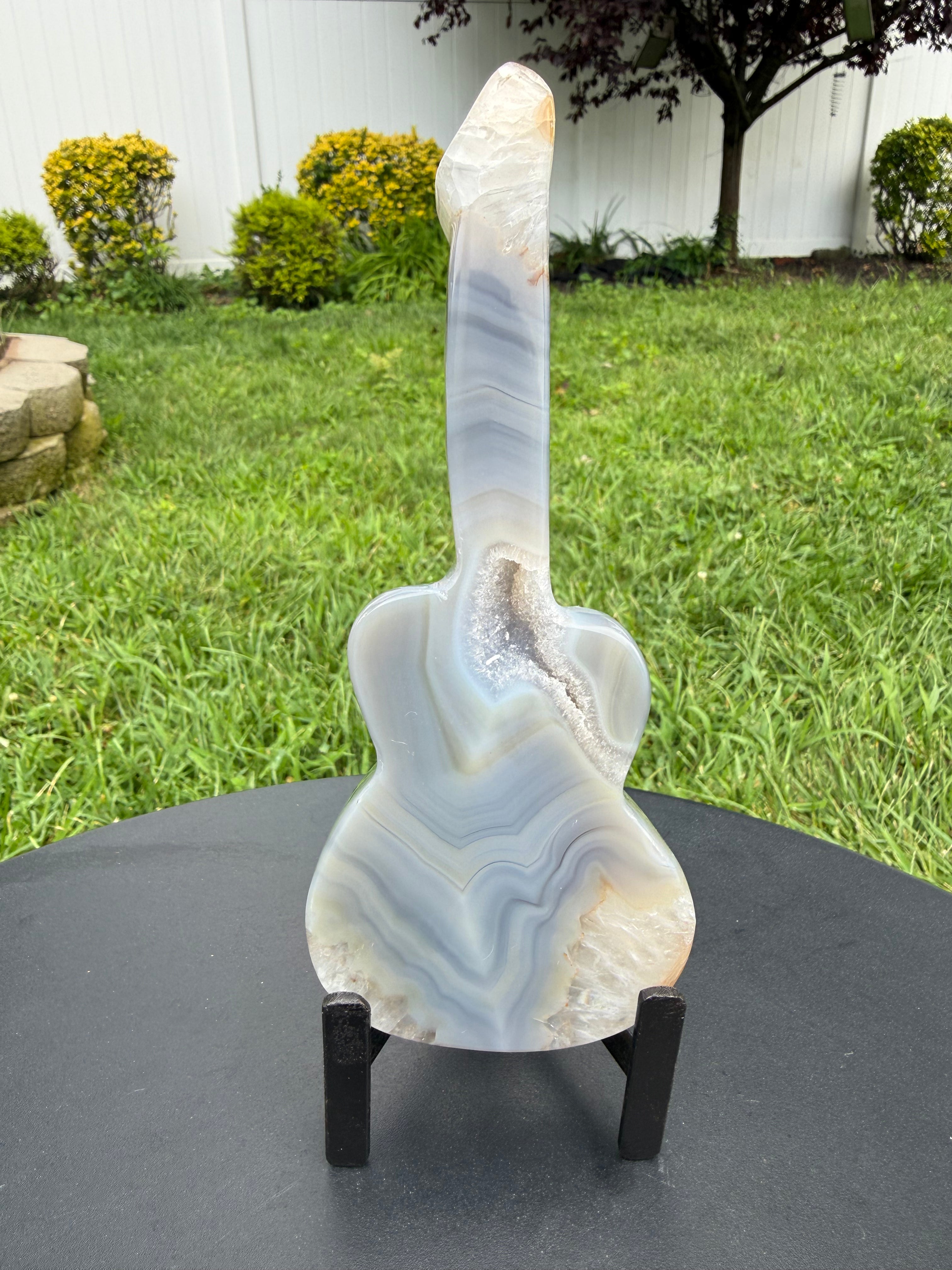 Agate Druzy Guitar