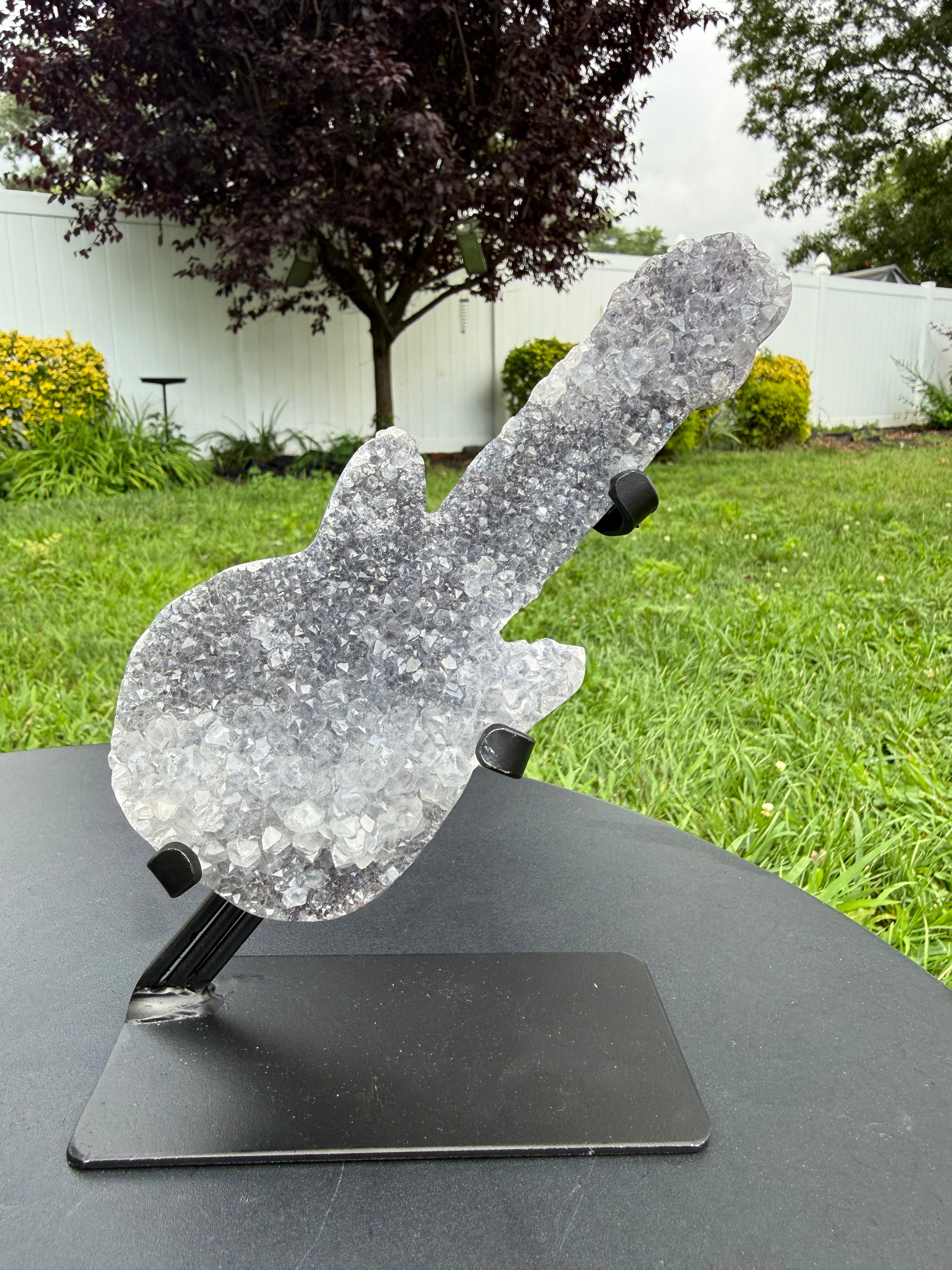Agate Druzy Guitar