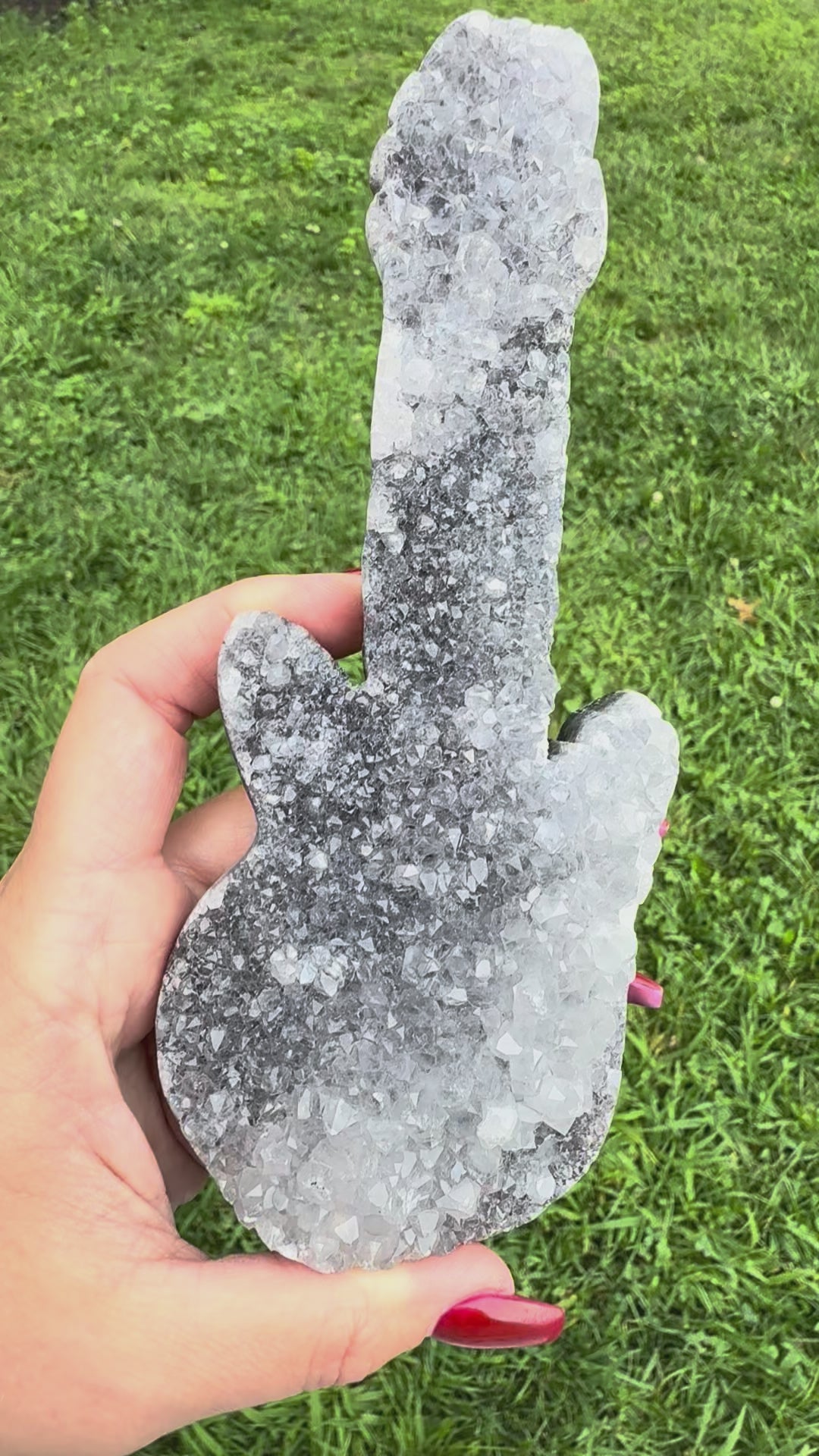 Agate Druzy Guitar