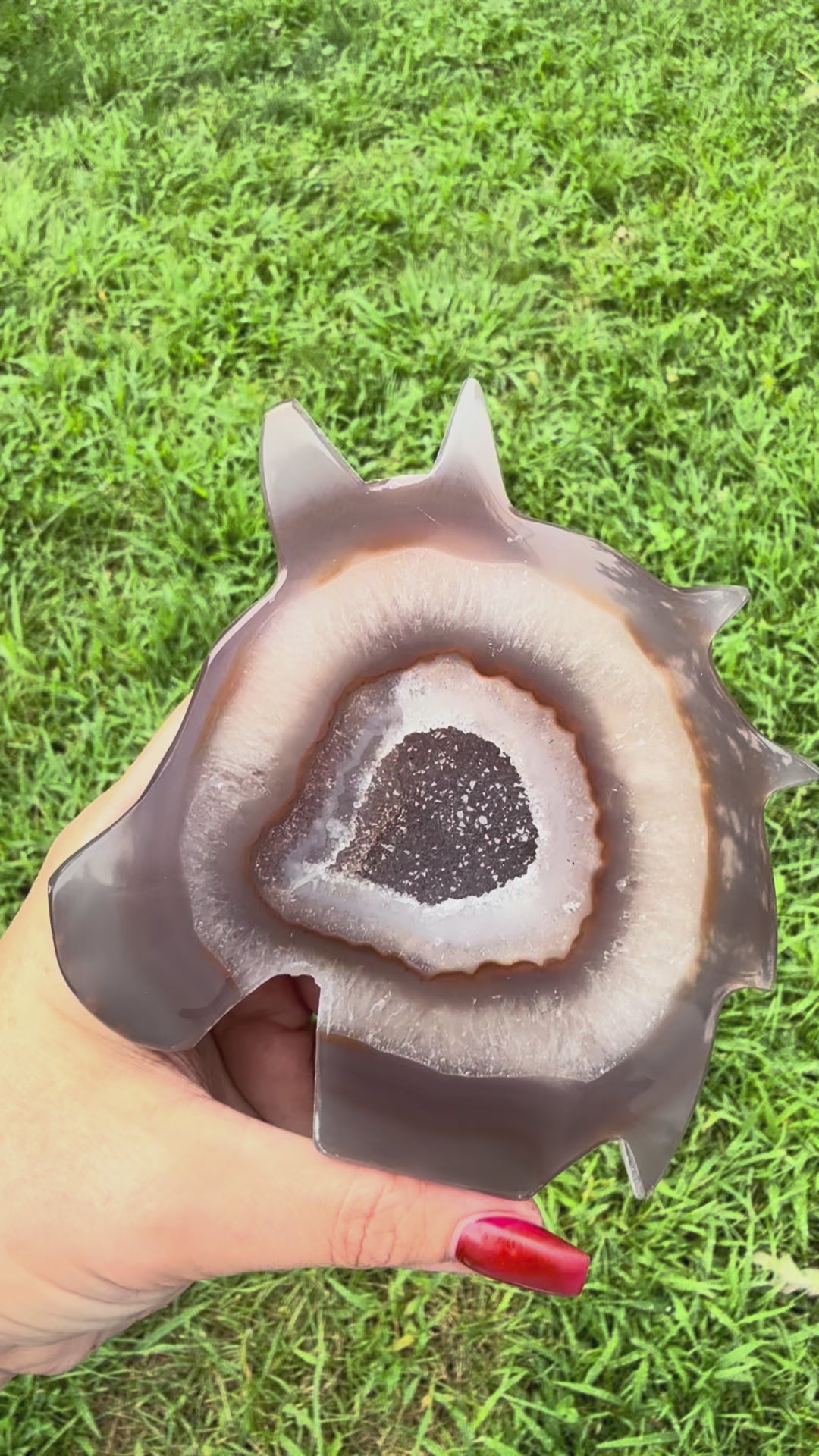 Agate Druzy Horse