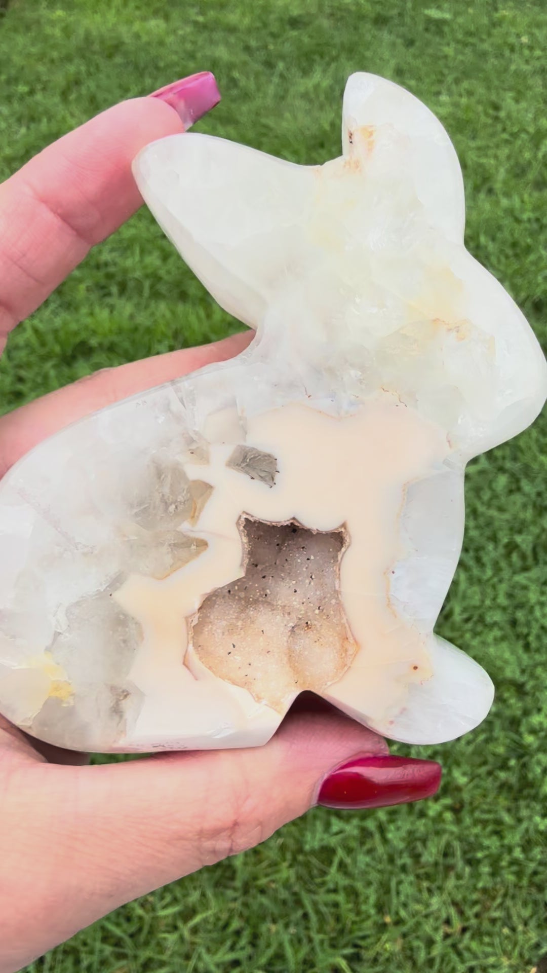 Agate Druzy Bunny
