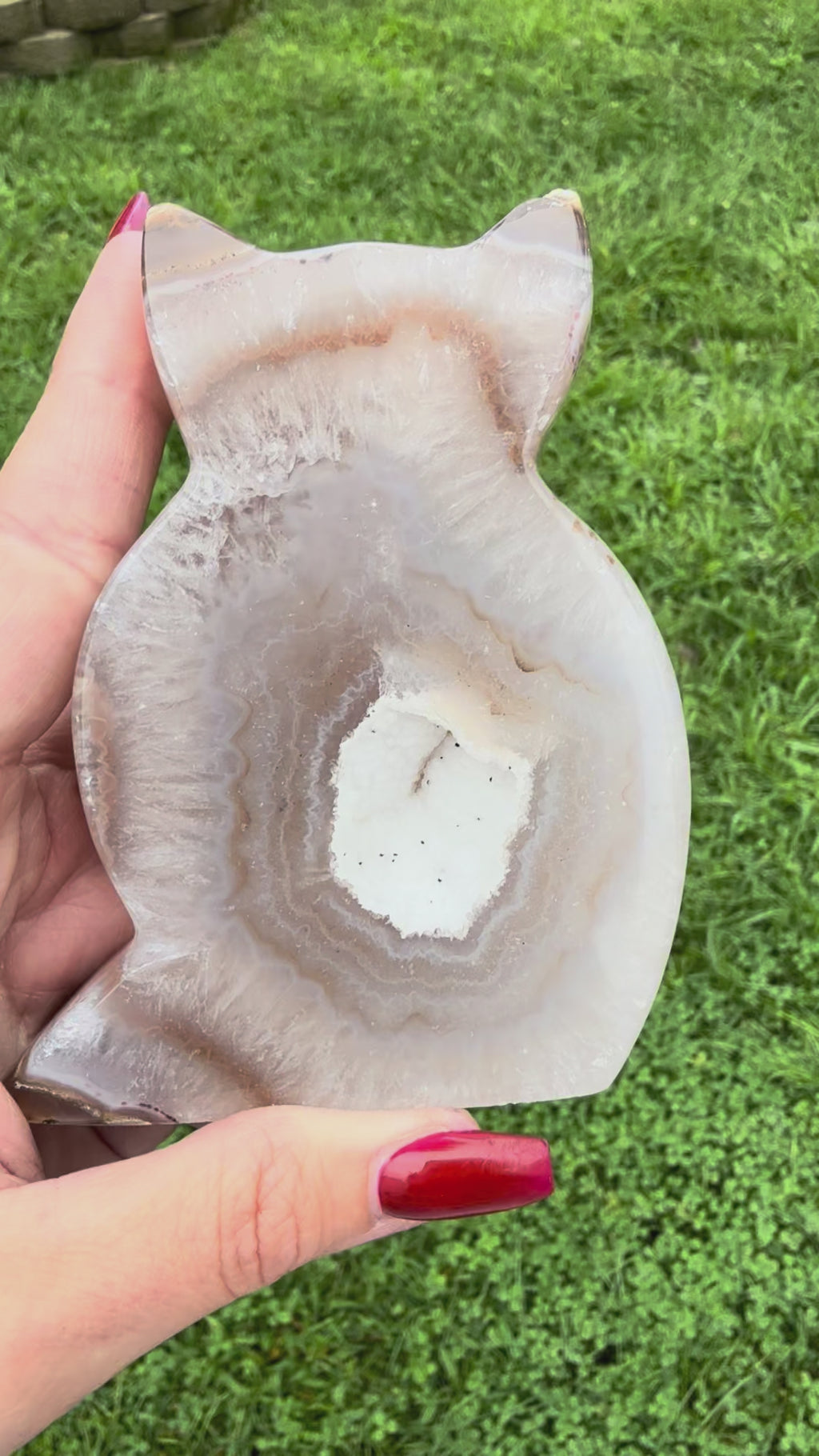 Agate Druzy Cat