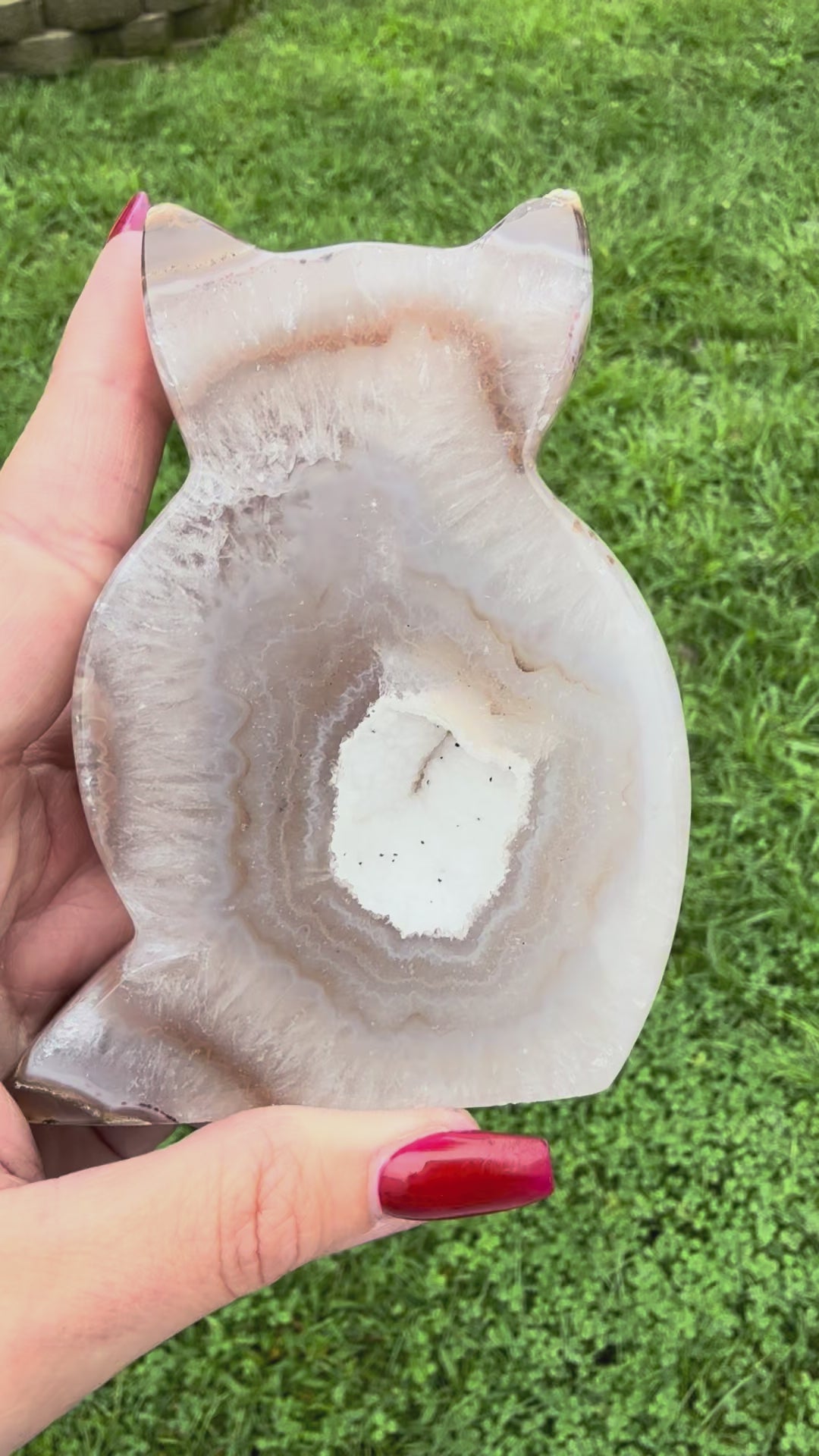 Agate Druzy Cat