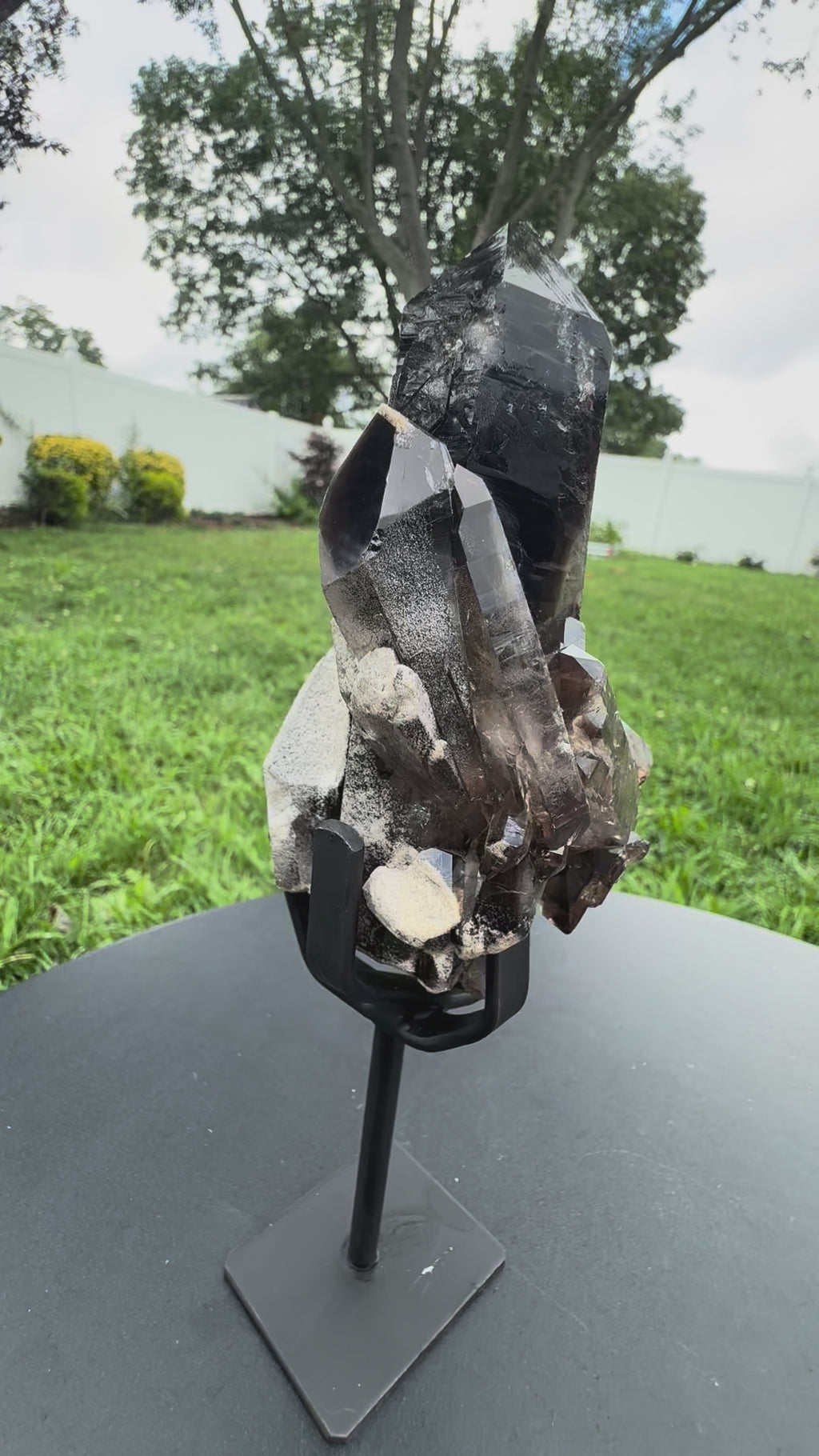 Smoky Quartz Cluster