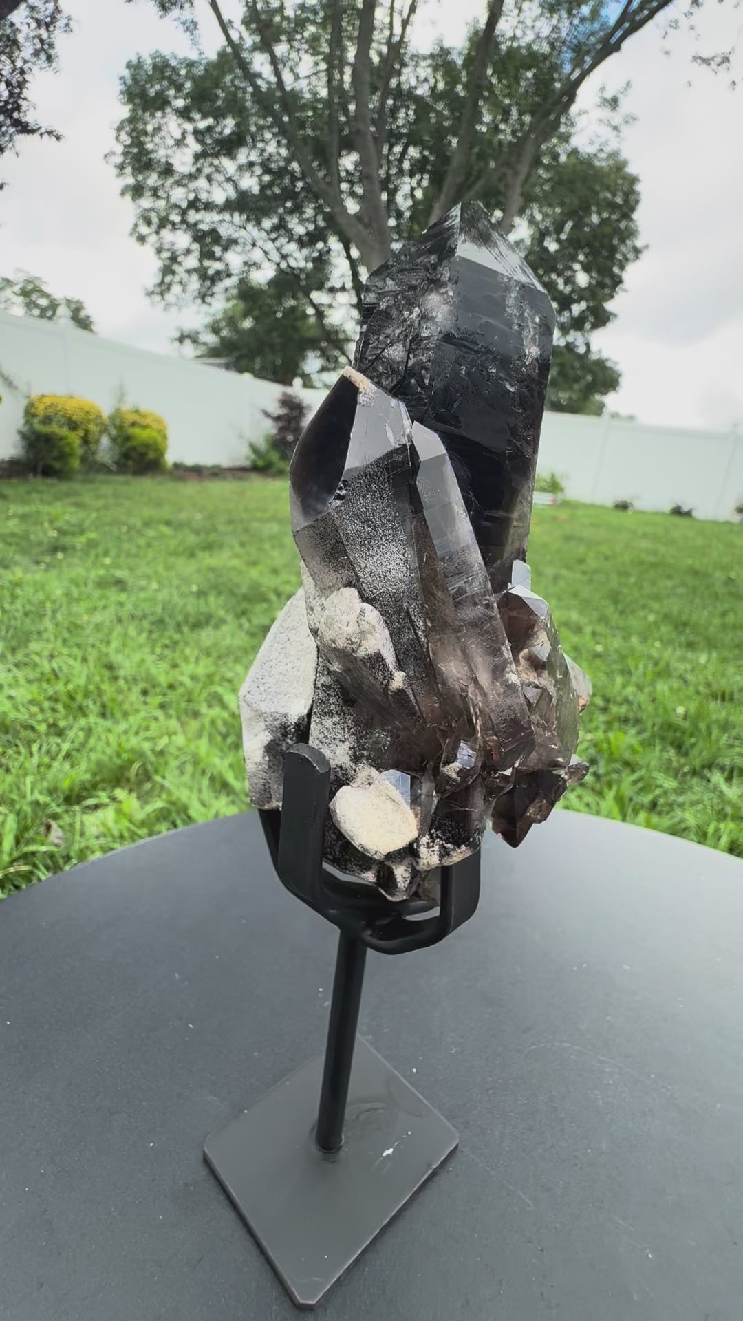 Smoky Quartz Cluster